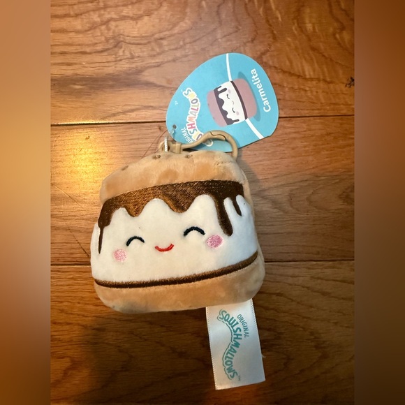 Squishmallows Other - Carmelita Smores 3.5 inch Squishmallow Keychain NWT